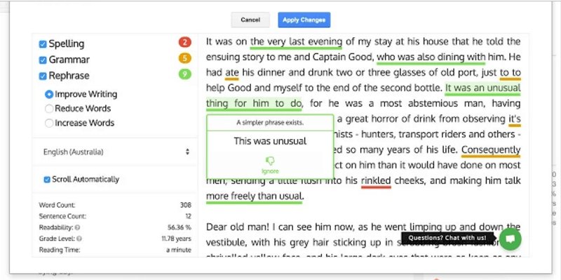 Google docs add-ons GradeProof