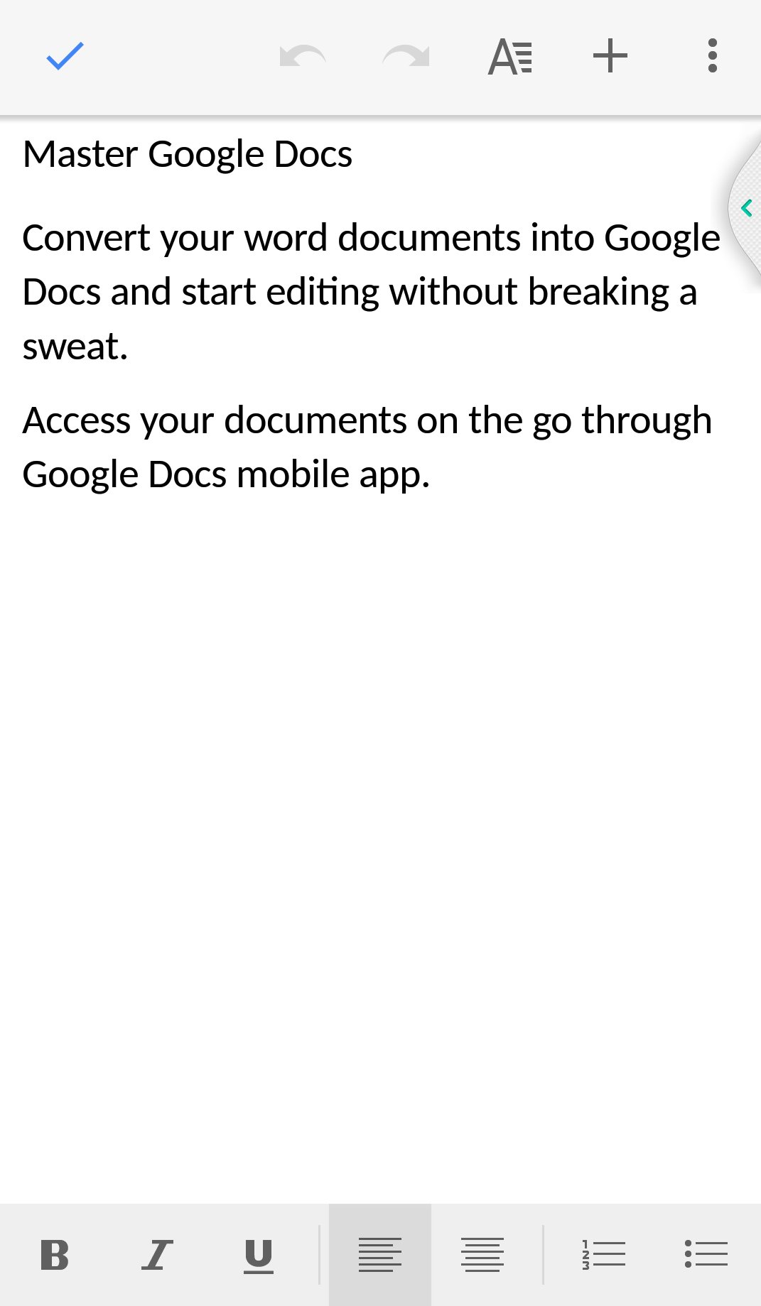 cross text google docs