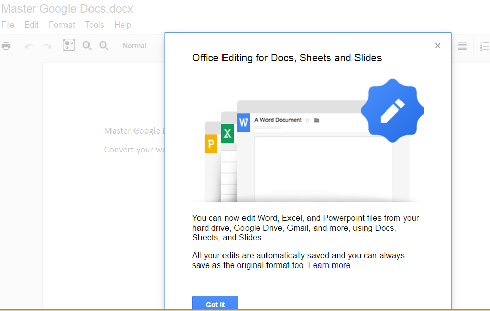 Office editing for Docs, Sheets & Slides 2