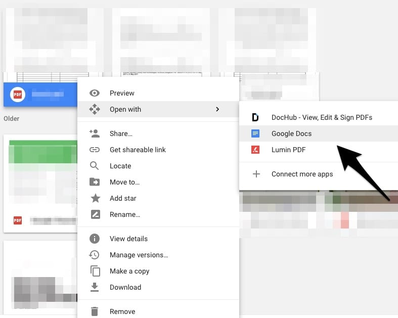 open google drive