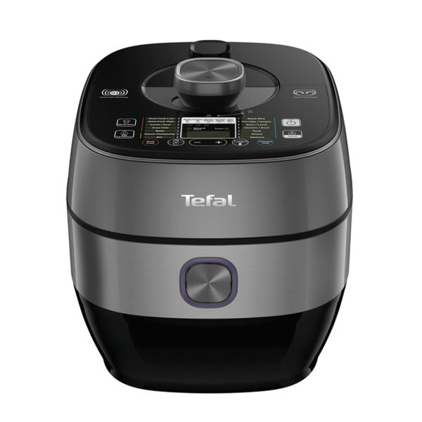 Nồi áp suất Tefal CY638868 đẹp mắt với màu đen bạc