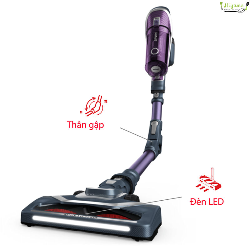 Hình dáng Tefal X-Force Flex 8.60 uốn cong linh hoạt