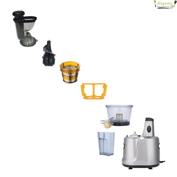 Các bộ phận của máy ép chậm Hafele HS-J42S có thể tháo lắp dễ dàng