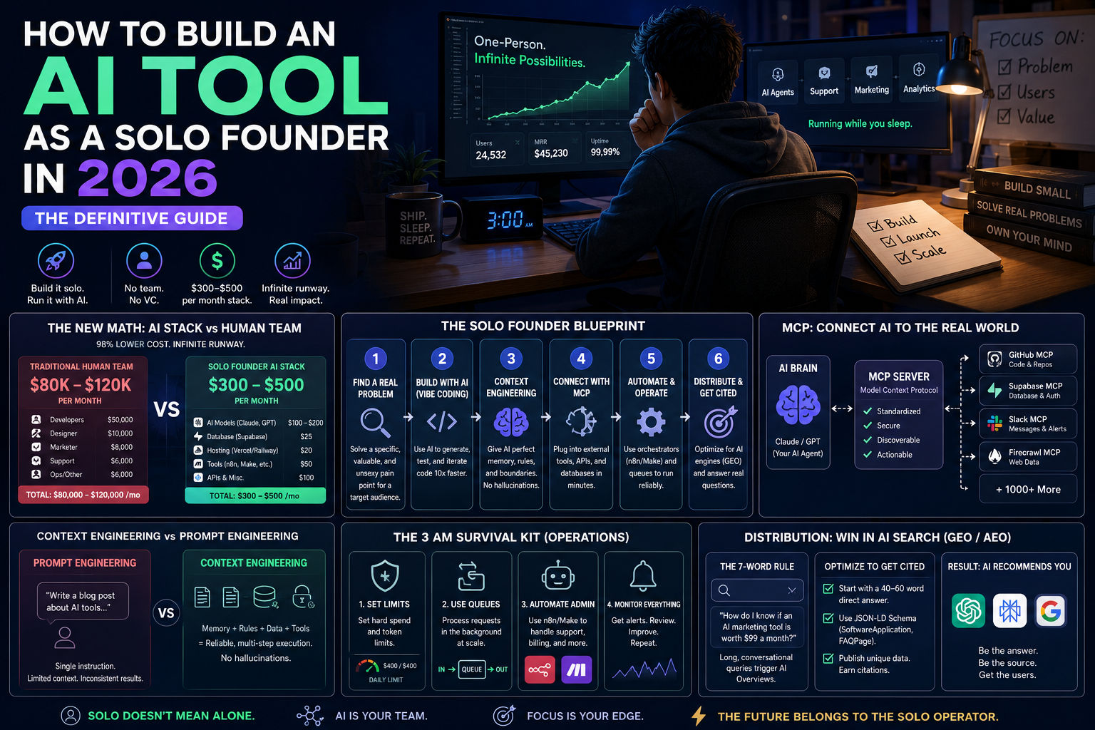 How to Build an AI Tool as a Solo Founder in 2026