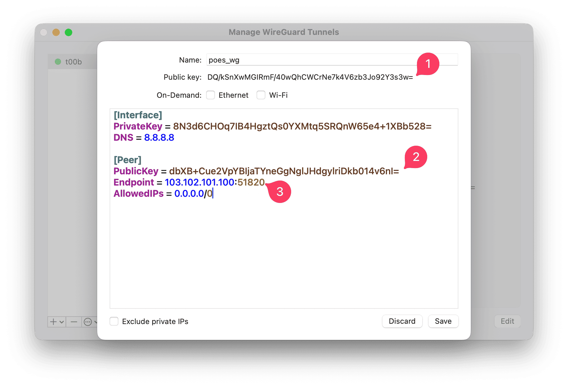 wireguard add tunnel