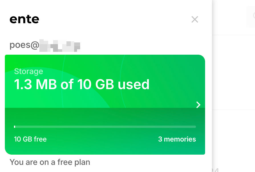 ente user limit storage