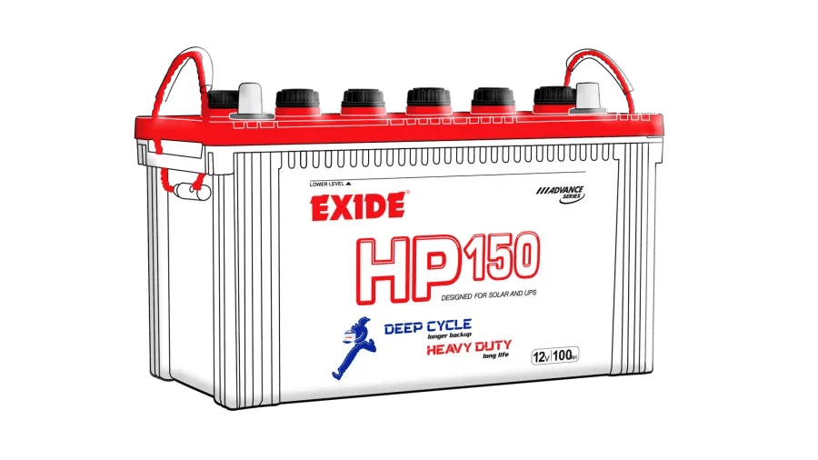Exide HP 150 100Ah battery