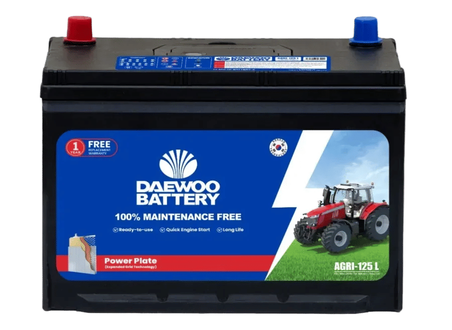 Daewoo AGRI 125 L 95Ah battery