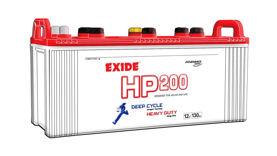 Exide HP 200 130Ah battery