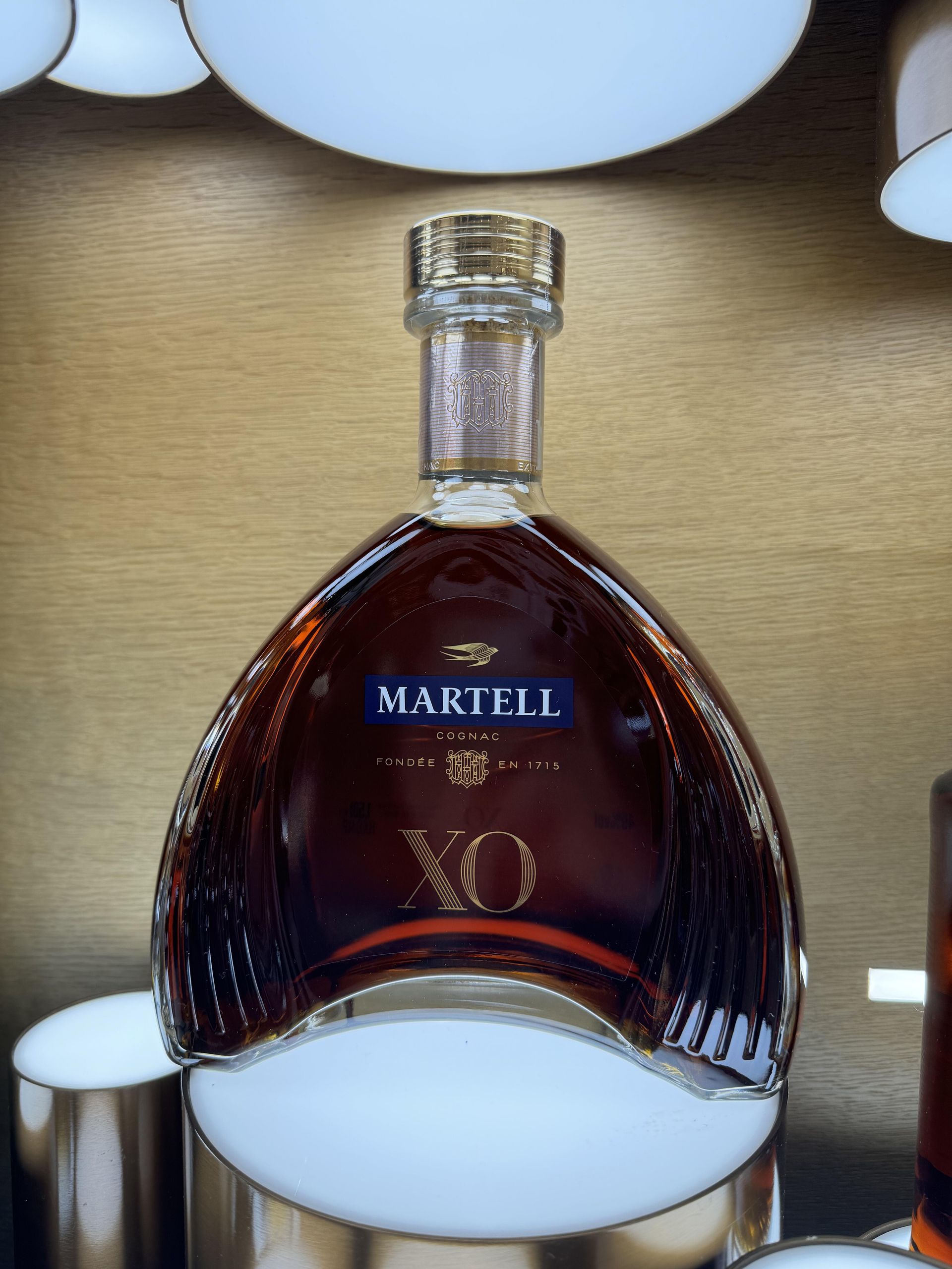 經典的馬爹利XO干邑酒瓶