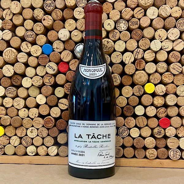 拉塔希 (La Tâche) 葡萄酒瓶的圖片