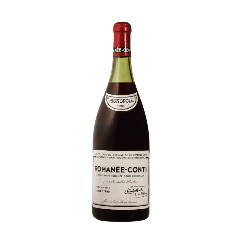 DRC 回收成功案例｜Romanée-Conti (羅曼尼・康帝) 1990｜封條完整｜酒標乾淨｜液面良好｜已完成驗真交收（匿名案例）