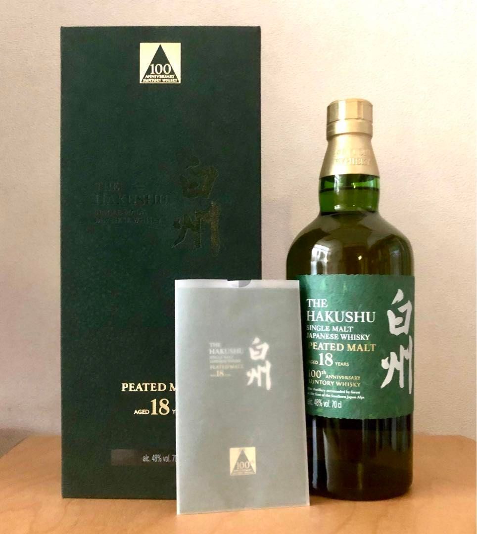 白州 18 年 100 週年港澳回收案例（尖沙咀店面 1 瓶）