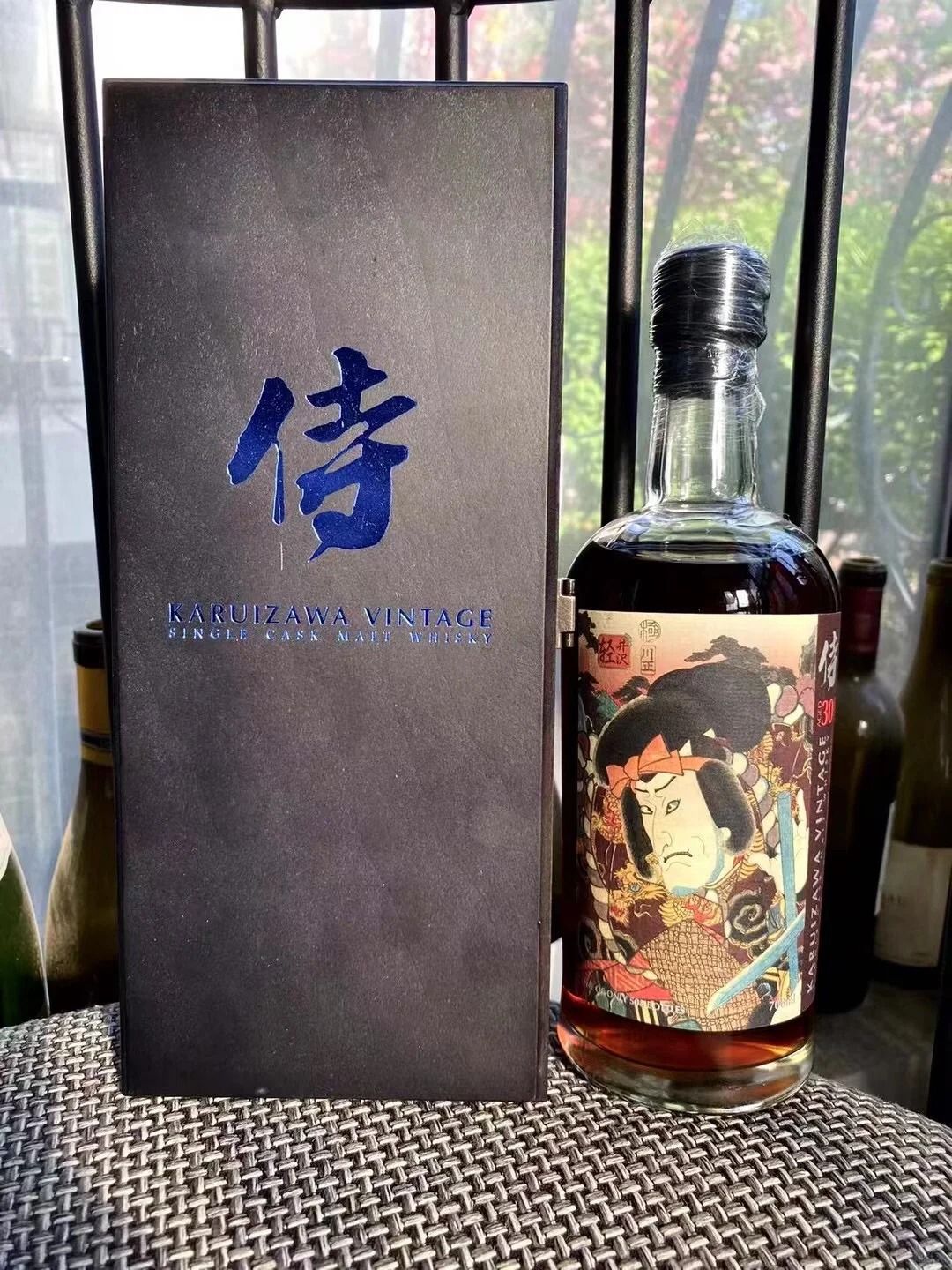 輕井澤回收核心系列 回收成功案例｜侍 (Samurai) 系列｜武士主題藝術酒標｜原封未開｜盒況良好｜已完成驗真交收（匿名案例）