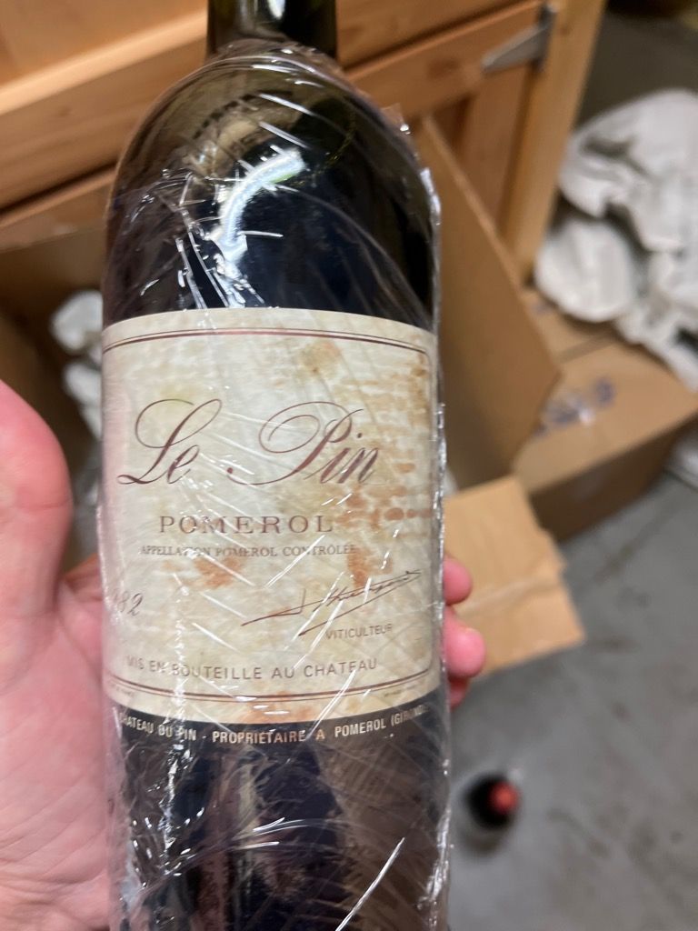 裡鵬 Le Pin 回收成功案例｜Château Le Pin (裡鵬) 1982｜封條完整｜酒標乾淨｜液面良好｜已完成驗真交收（匿名案例）