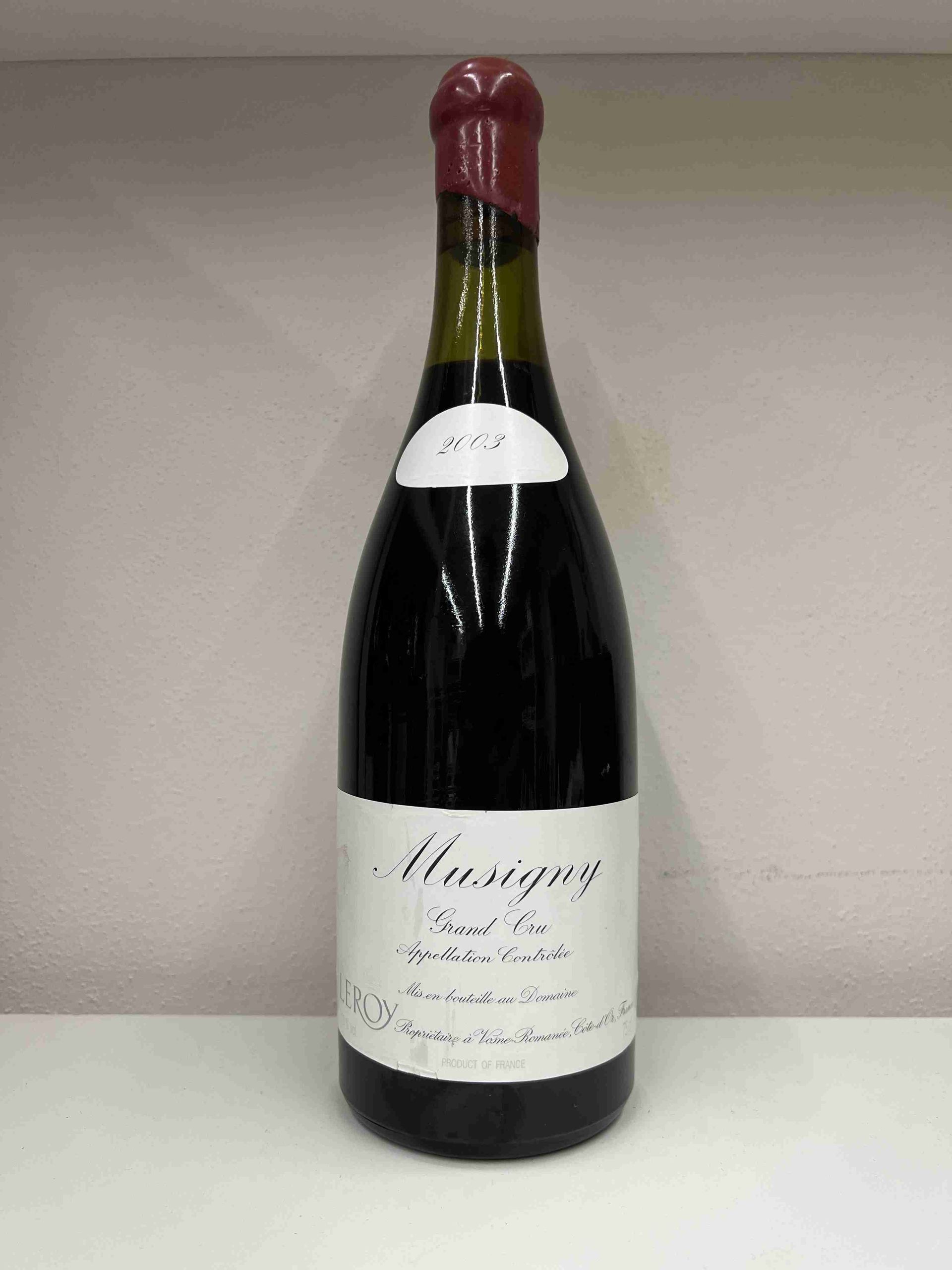 勒樺 Leroy 回收成功案例｜Top Crus (核心特級園及一級園)｜Musigny（Grand Cru）｜封條完整｜酒標乾淨｜液面良好｜已完成驗真交收（匿名案例）