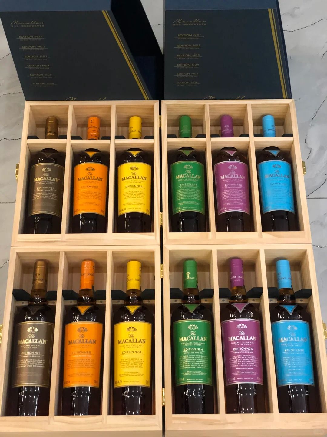 麥卡倫 回收成功案例｜Edition No. 1-6｜年度限量系列｜原封未開｜盒況良好｜已完成驗真交收（匿名案例）