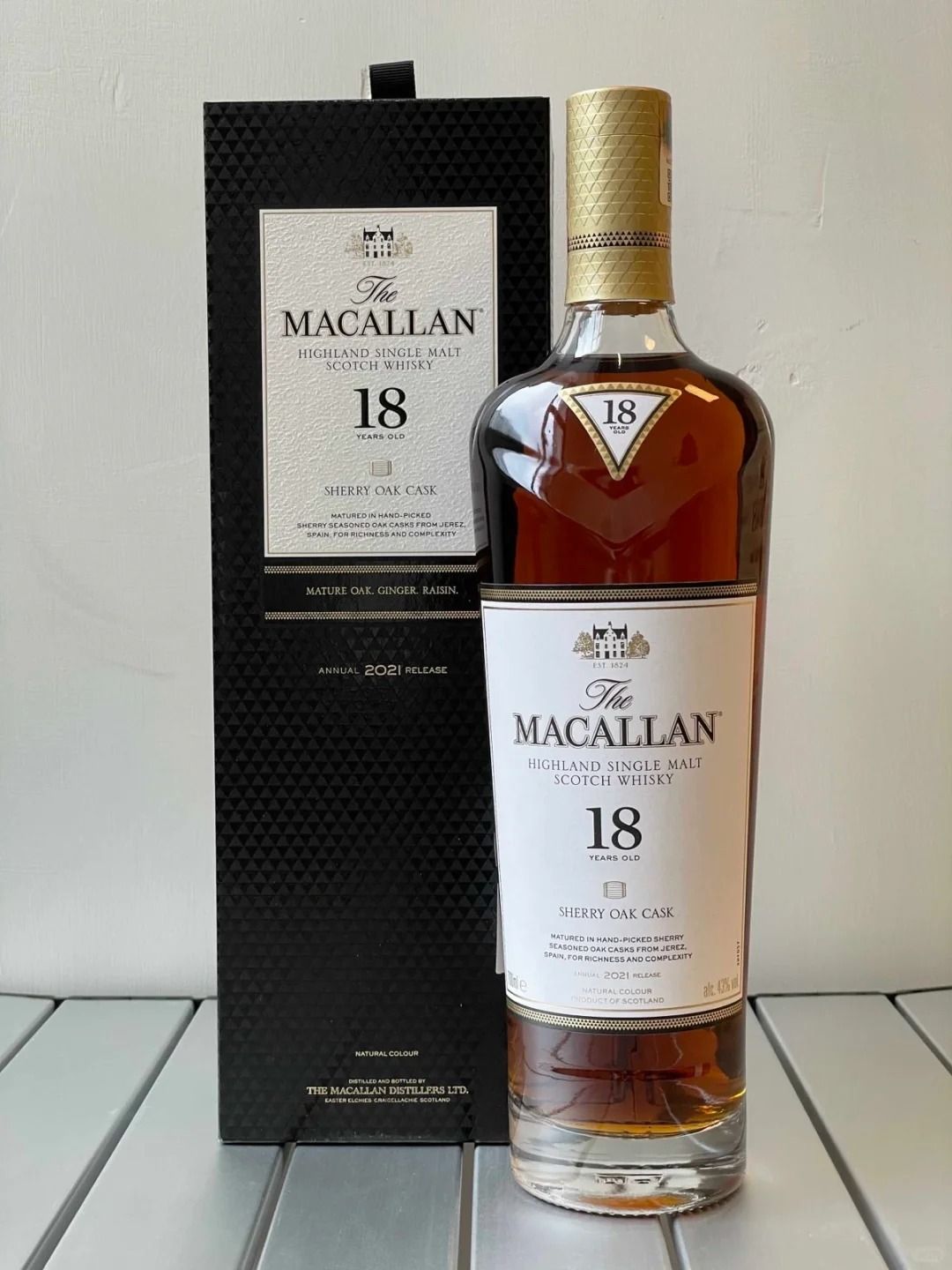 麥卡倫 回收成功案例｜Sherry Oak 18年｜單一雪莉桶經典｜原封未開｜盒況良好｜已完成驗真交收（匿名案例）