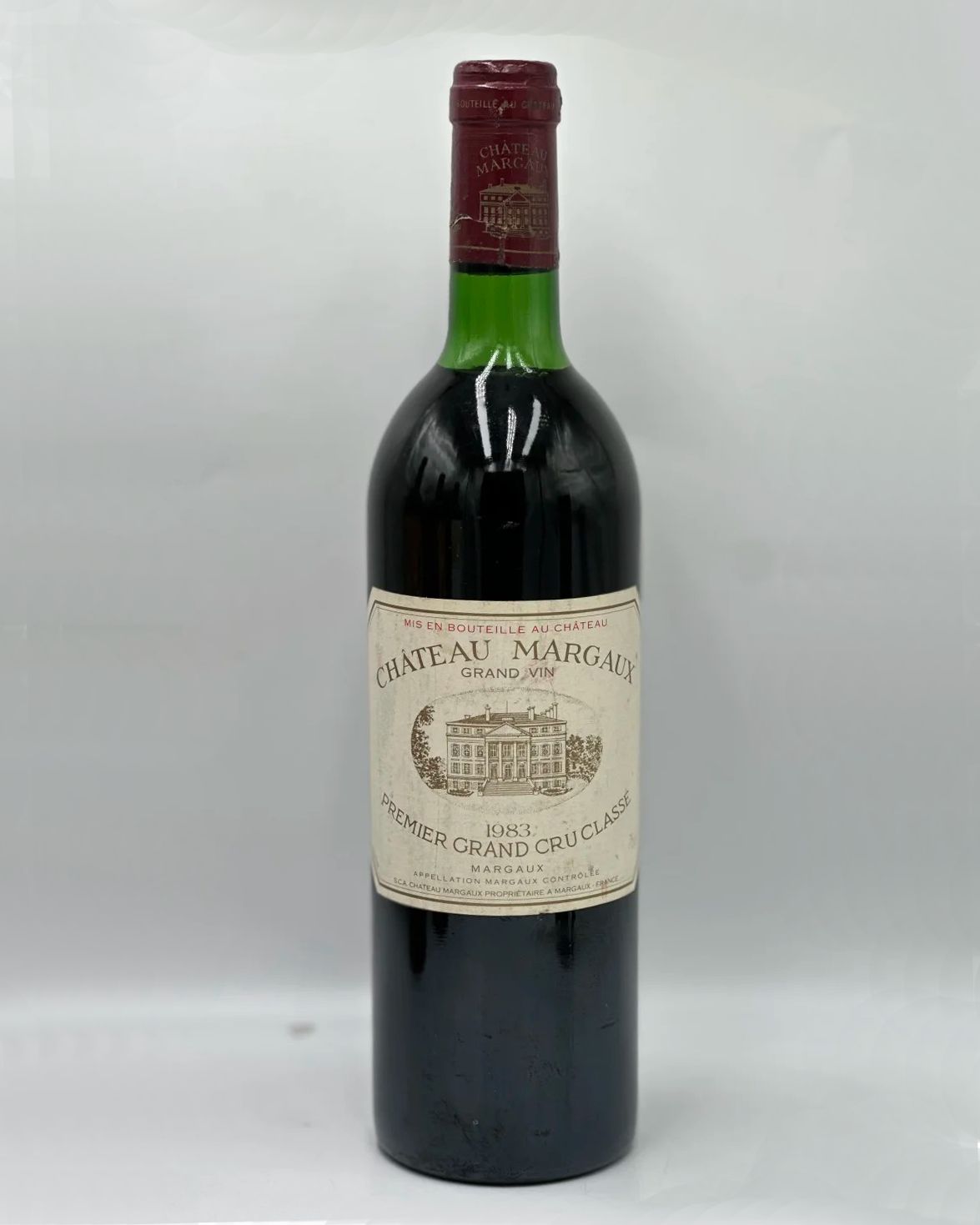 瑪歌 Château Margaux 回收成功案例｜Château Margaux Grand Vin (正牌熱門年份) 1983｜瓶帽無明顯氧化｜封口完整｜保存穩定｜已完成驗真交收（匿名案例）