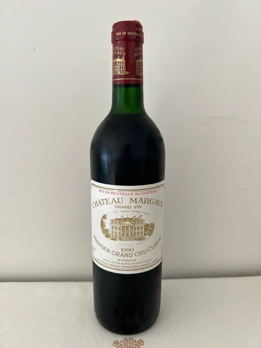 瑪歌 Château Margaux 回收成功案例｜Château Margaux Grand Vin (正牌熱門年份) 1990｜原盒/木箱齊全｜批次碼一致｜外觀狀態佳｜已完成驗真交收（匿名案例）
