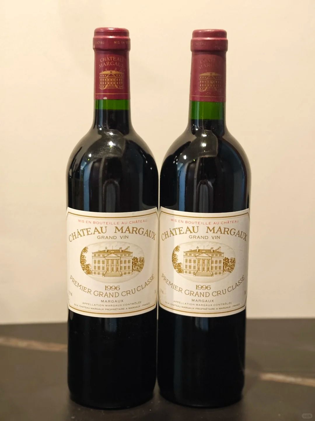 瑪歌 Château Margaux 回收成功案例｜Château Margaux Grand Vin (正牌熱門年份) 1996｜酒標保存良好｜瓶身乾爽｜液面正常｜已完成驗真交收（匿名案例）