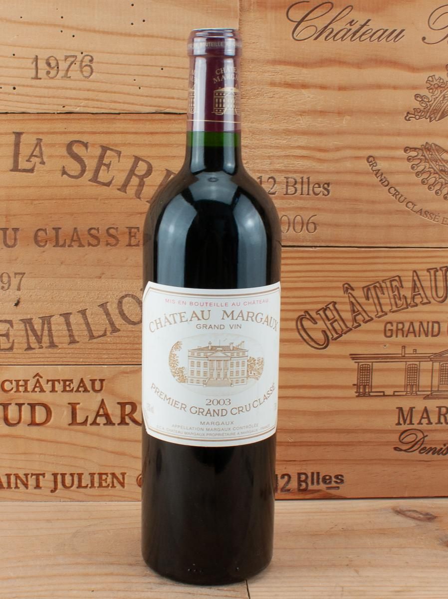 瑪歌 Château Margaux 回收成功案例｜Château Margaux Grand Vin (正牌熱門年份) 2003｜原封套裝｜配件齊全｜外觀接近全新｜已完成驗真交收（匿名案例）