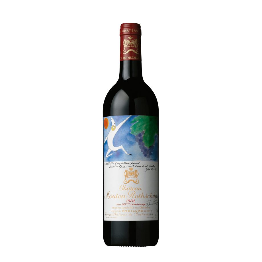 Château Mouton Rothschild 1982 酒瓶