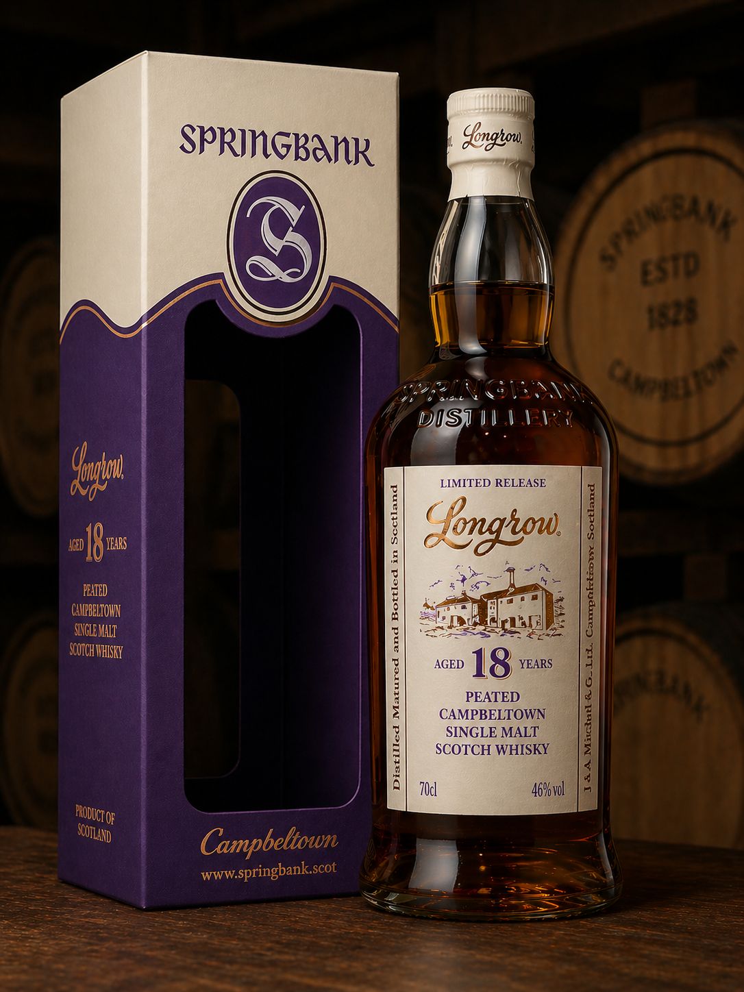 Springbank 回收成功案例|Longrow 18yo|驗真後完成交收 Springbank 回收成功案例|Longrow 18yo|重泥煤系列|原封未開|原盒齊全|已完成驗真交收(匿名案例)