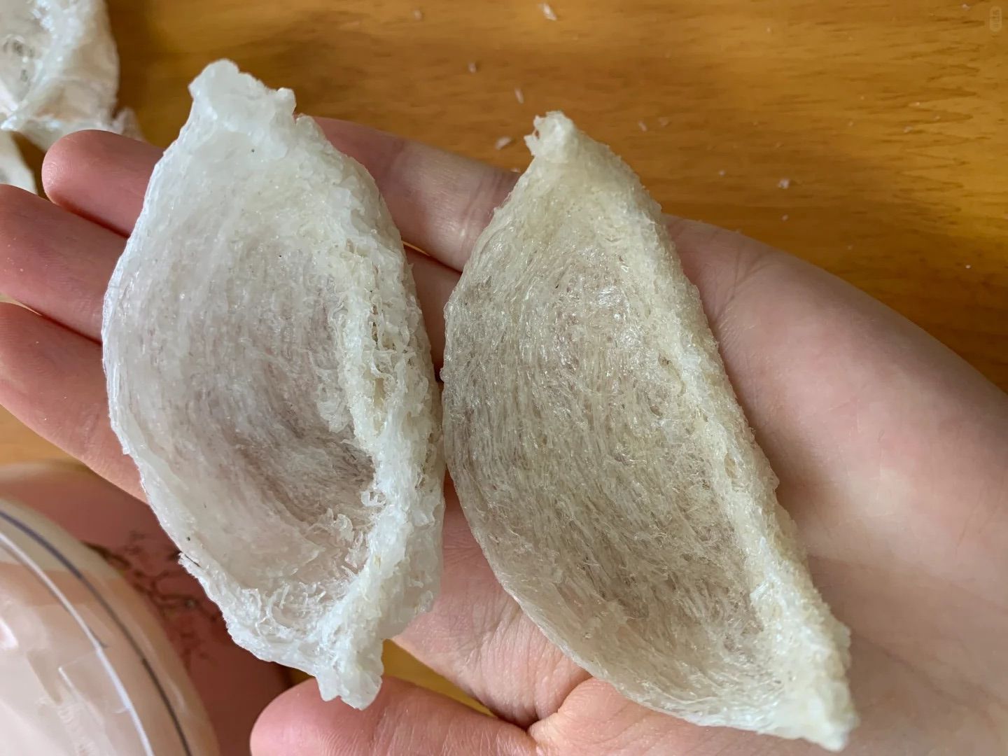 靈科商行檢查燕窩盞形纖維與乾度
