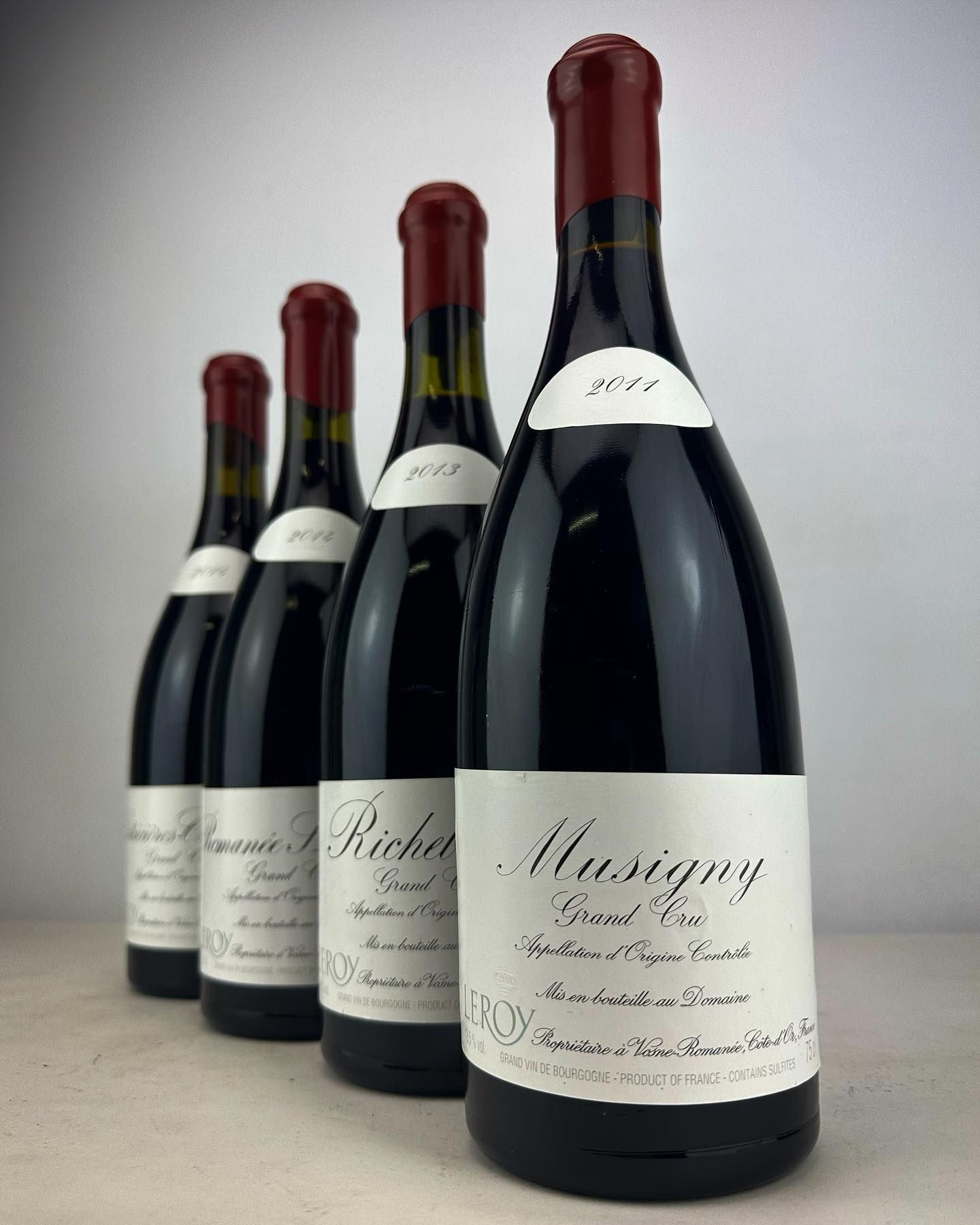 Domaine Leroy 紅頭樂華紅酒，特徵為紅色蠟封