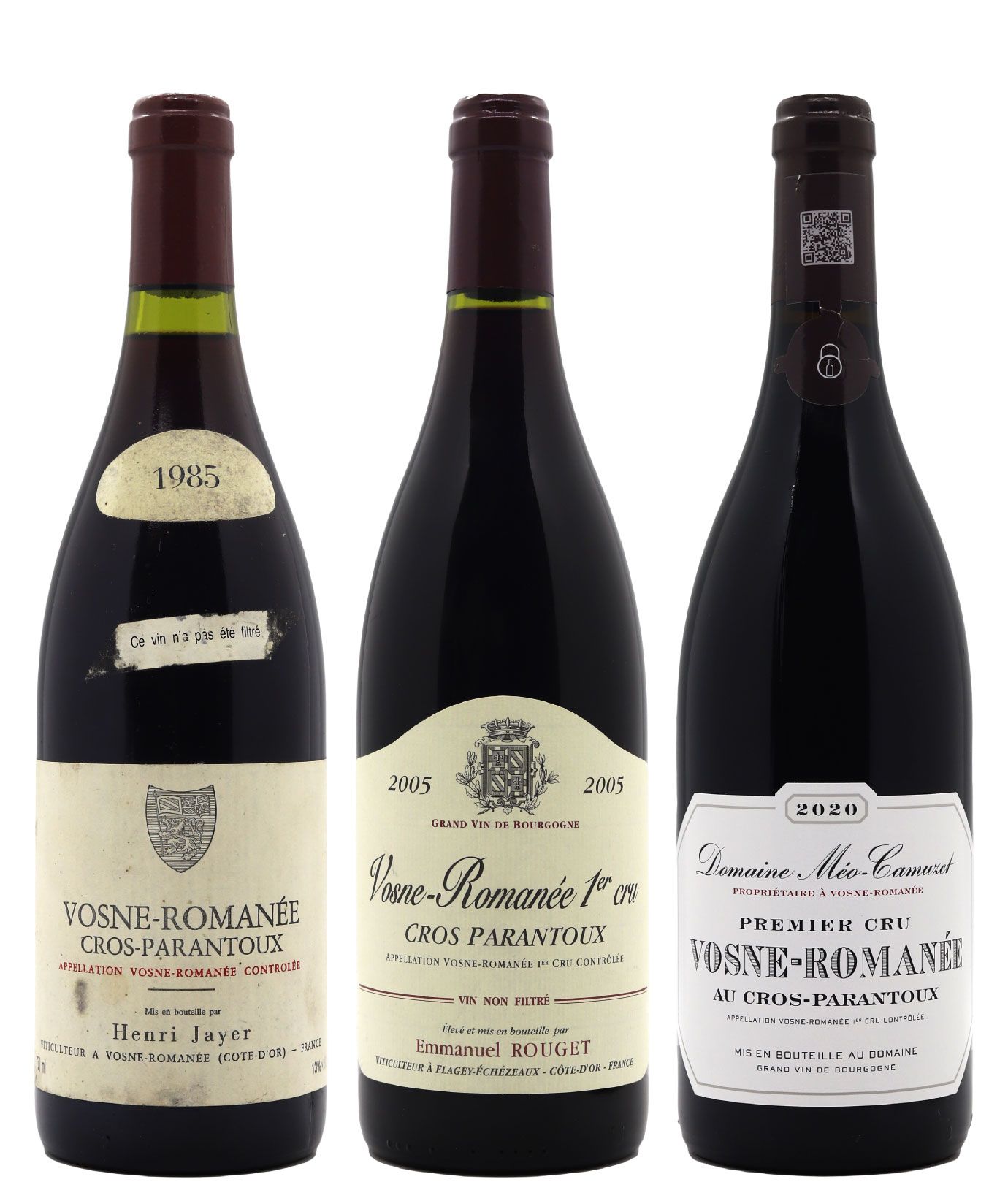 Emmanuel Rouget 釀造的 Cros Parantoux 與 Henri Jayer 版本對比