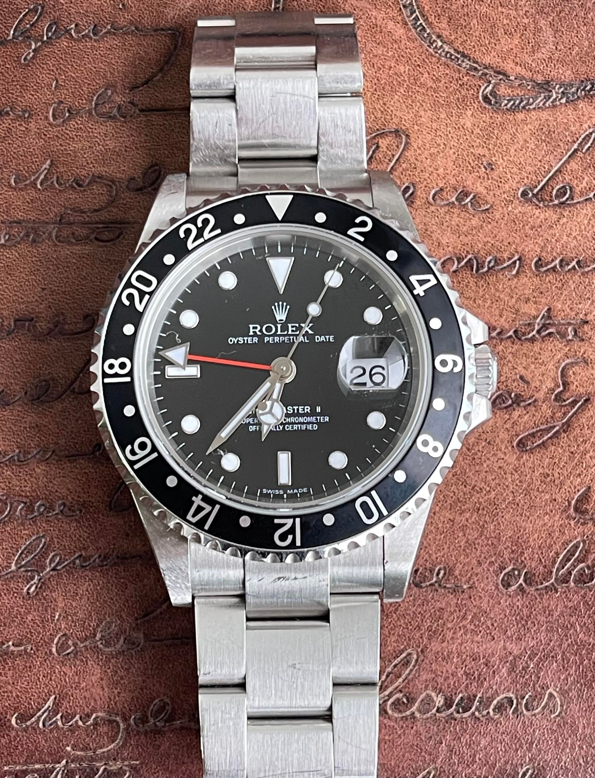 Rolex GMT-Master II 近拍（示意）