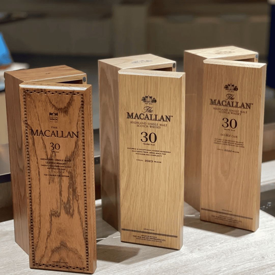 [麥卡倫30年 Sherry Oak 與 Double Cask 威士忌]