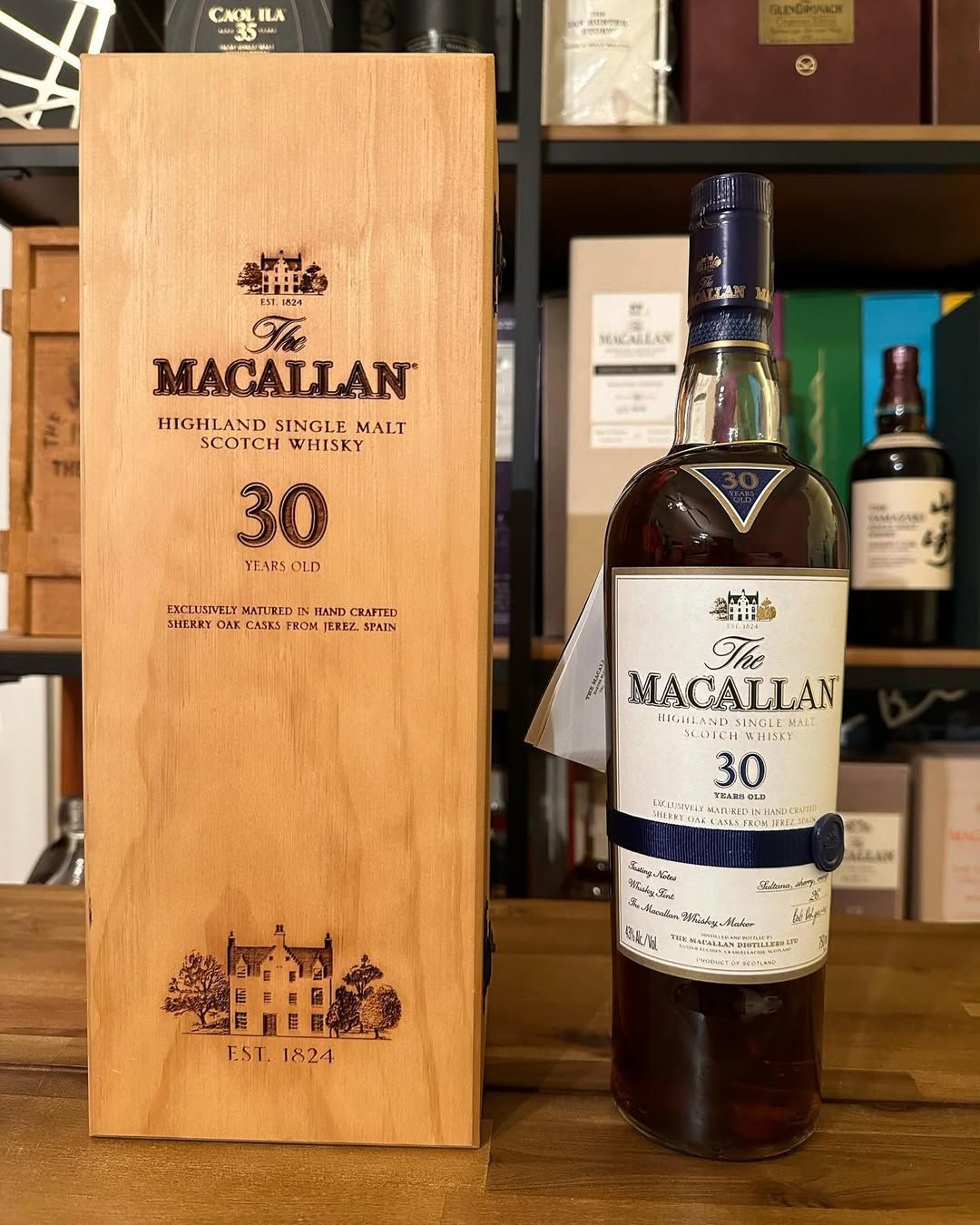 麥卡倫威士忌酒標與封口鑑定細節