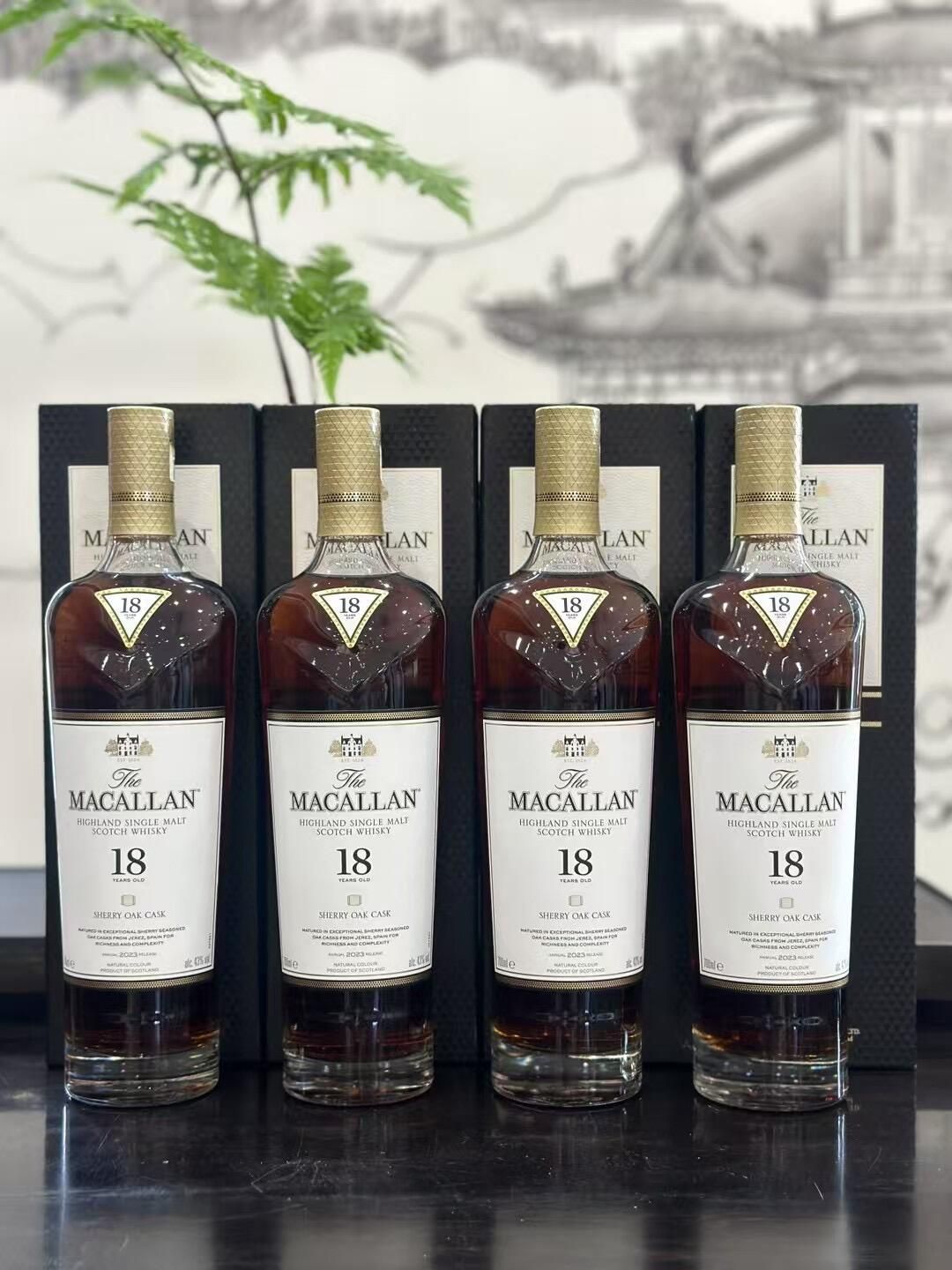 麥卡倫 Sherry Oak 12 年與 18 年回收類型示意圖