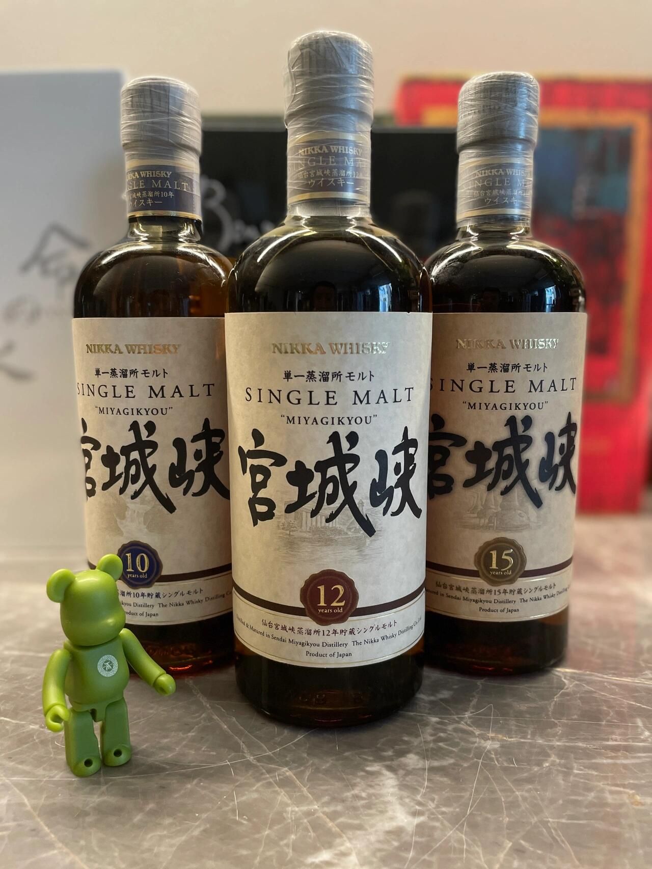 宮城峽停產年份酒款回收類型示意圖