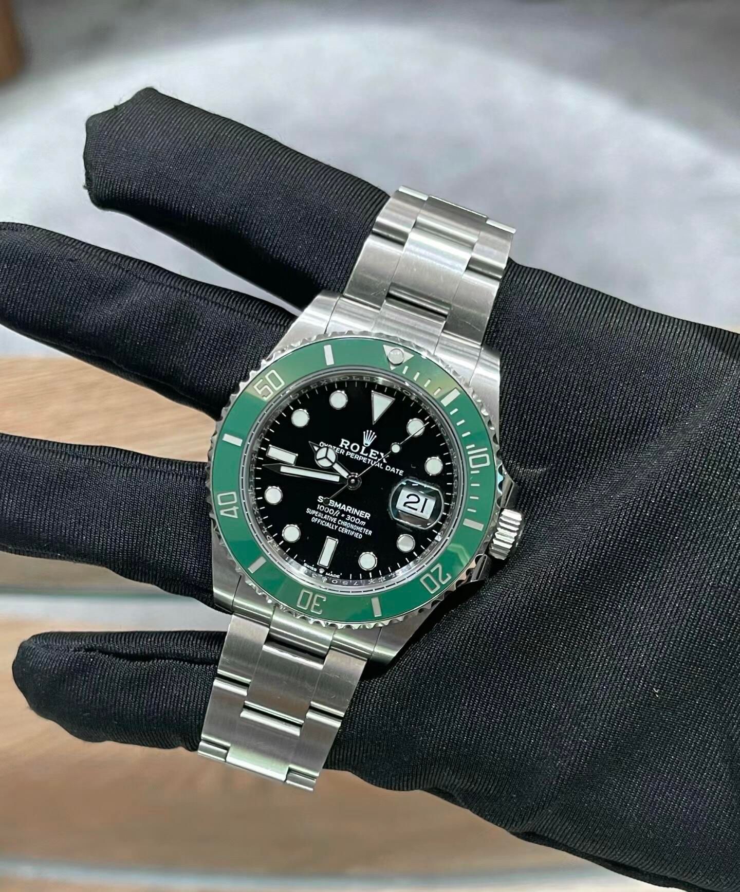 Rolex Submariner 潛航者近拍（示意）