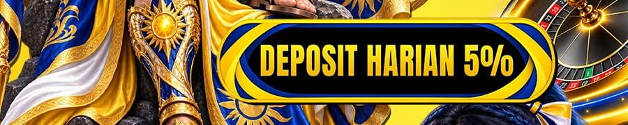Bonus Deposit Harian 5% SINAR77