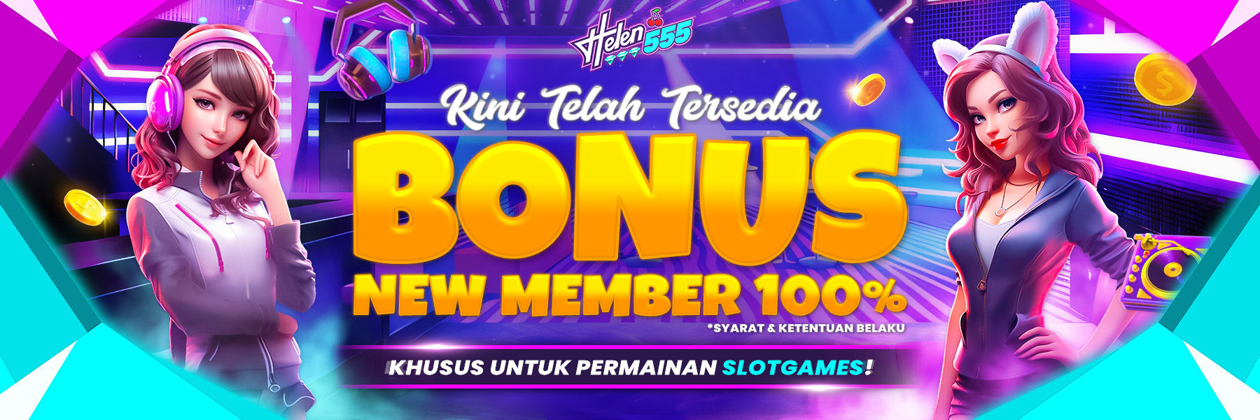 BONUS NEW MEMBER 100%