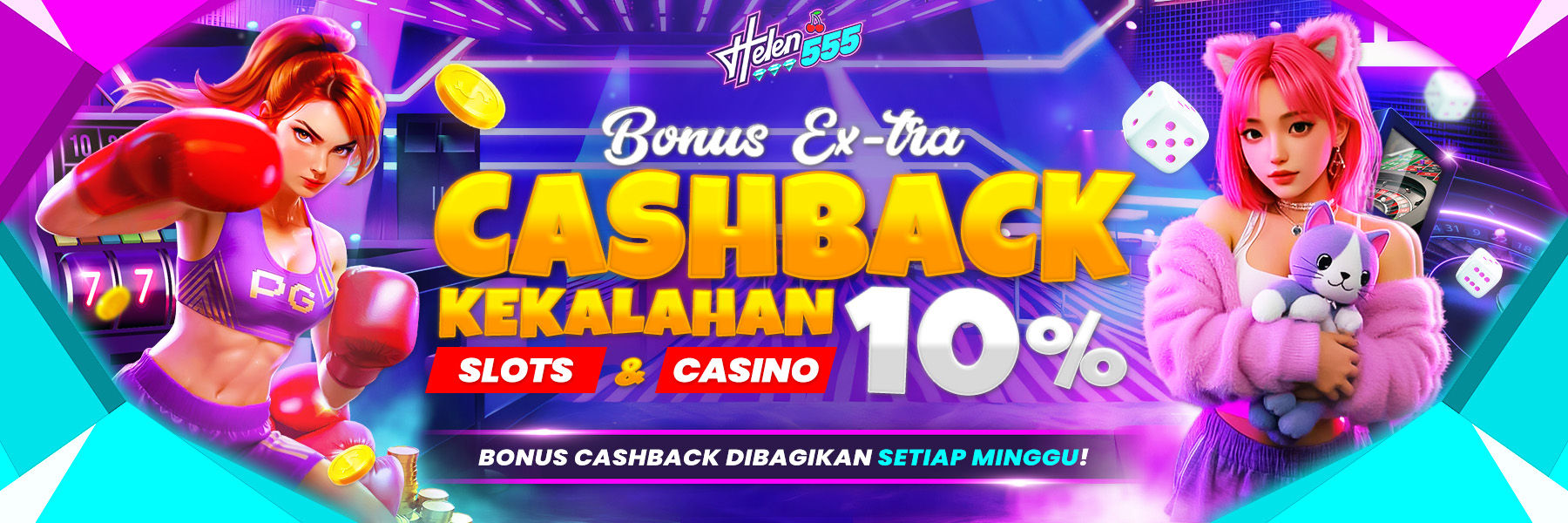 BONUS CASHBACK SLOT 10%