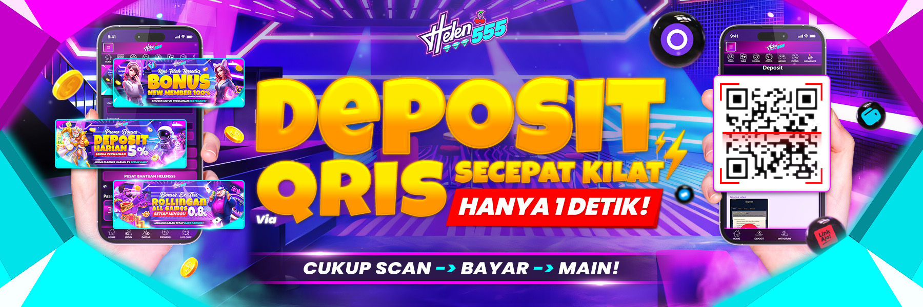 DEPOSIT QRIS 1 DETIK