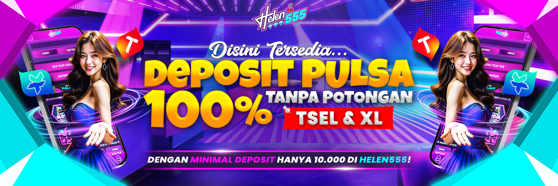 DEPOSIT PULSA TANPA POTONGAN