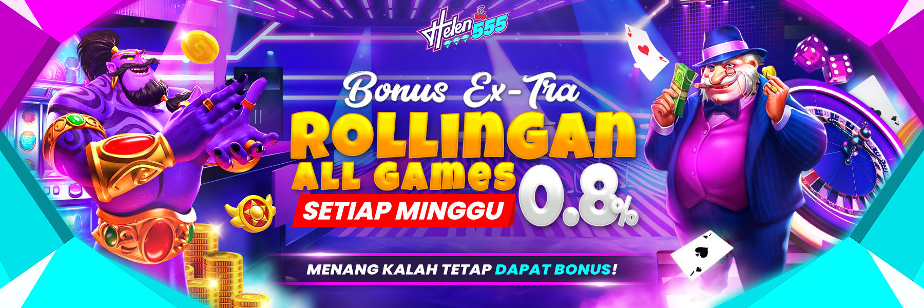 BONUS ROLLINGAN SETIAP MINGGU