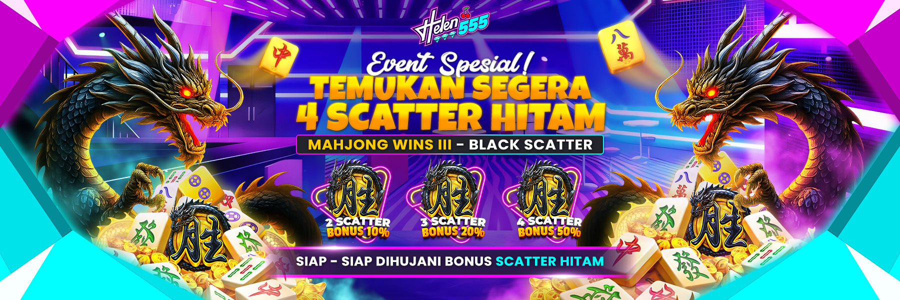 MAHJONG WINS 3 - BLACK SCATTER BONUS