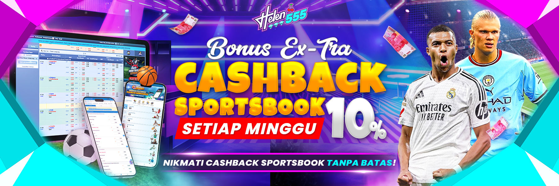 BONUS CASHBACK SPORTSBOOK 10%