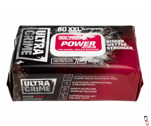 UltraGrime PRO Power Scrub Wipes XXL (Pack of 80)