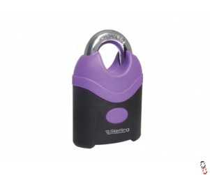 Sterling 70mm Closed shackle steel padlock c/w nylon cover