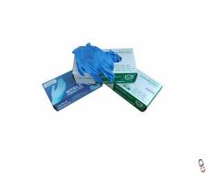 Nitrile Disposable Powder Free Exam Gloves, Blue, 100/box