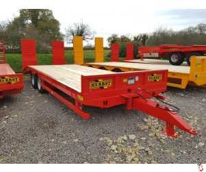 HERBST Low Loader 24ft Beavertail Plant Trailer, 15 Tonne Carry, New