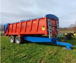 MARSHALL QM14 Grain Trailer, 2013, 14 tonne, hyd rear door, rollover sheet